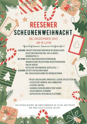 Reesener Scheunenweihnacht 251206 Reesen Scheunenweihnacht