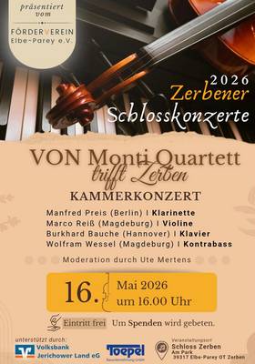 Schlosskonzert Zerben 16.05.2026