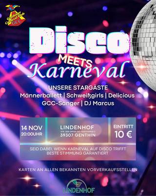 Disco Meets Karneval © GCC Genthin 261114 Genthin Disco meets Karneval