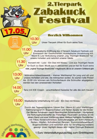 Plakat Ostrockfestival Zabakucker Ostrock Festival