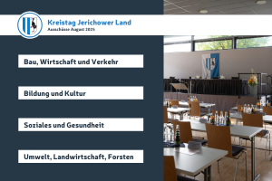 Ausschüsse des Kreistages August 2025