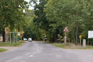 K 1208 Kreuzungsbereich Forststraße