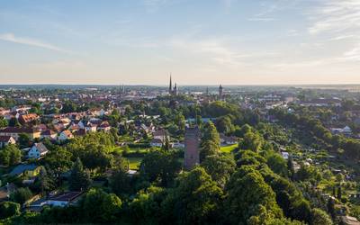 Luftbild Burg © Stadt Burg