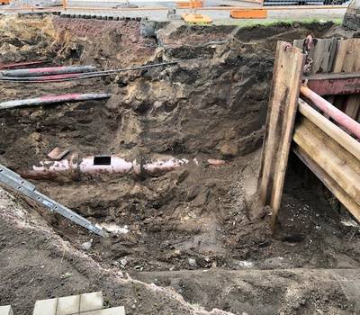 Suchschachtungen in der Blumenstraße und Sternstraße