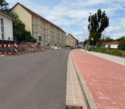 Erster großer Bauabschnitt Burger Holzstraße abgeschlossen