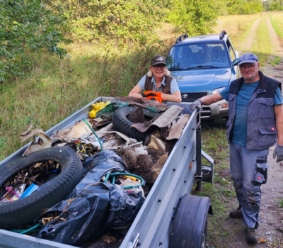 Jagdhelfer Andrea Knappe und Lutz Speer aus Genthin