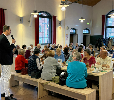Landrat Dr. Steffen Burchhardt gratuliert zum Jubiläum