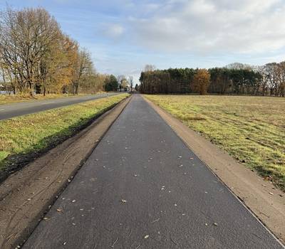 sanierter Radweg entlang der K 1199
