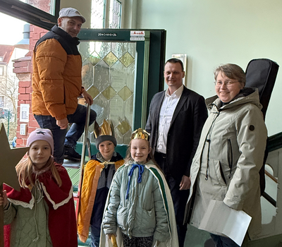 Anbringen des Segens