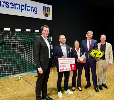 Jacob Zeuch erhielt den Sparkassen-Ehrenpreis