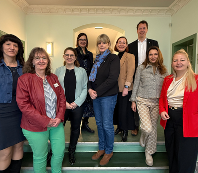 Landrat Dr. Burchhardt begrüßte Bürgermeisterinnen aus Sachsen-Anhalt und Vertreterinnen aus Politik und Gleichstellung