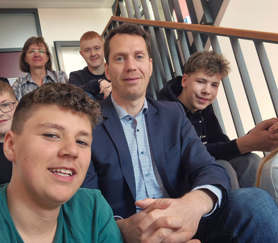 Selfie mit dem Landrat