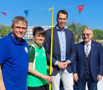 Übergabe der Sportförderung