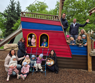 Landrat zu Besuch in der Kindertagesstätte DRK-ITEK „Bambi“ in Burg Landrat zu Besuch in der Kindertagesstätte DRK-ITEK „Bambi“ in Burg