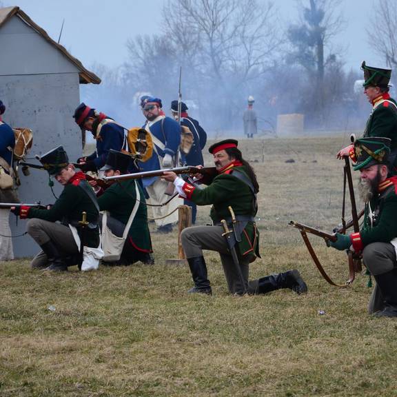 Vehlitz, Gefechtsdarstellung © Möckern