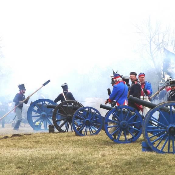 Vehlitz, Gefechtsnachstellung 1813 © Möckern