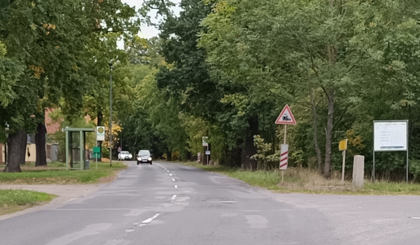 K 1208 Kreuzungsbereich Forststraße